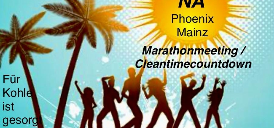 Flyer von dem Sommerfest der NA Phoenix Mainz vom 15.08.2026