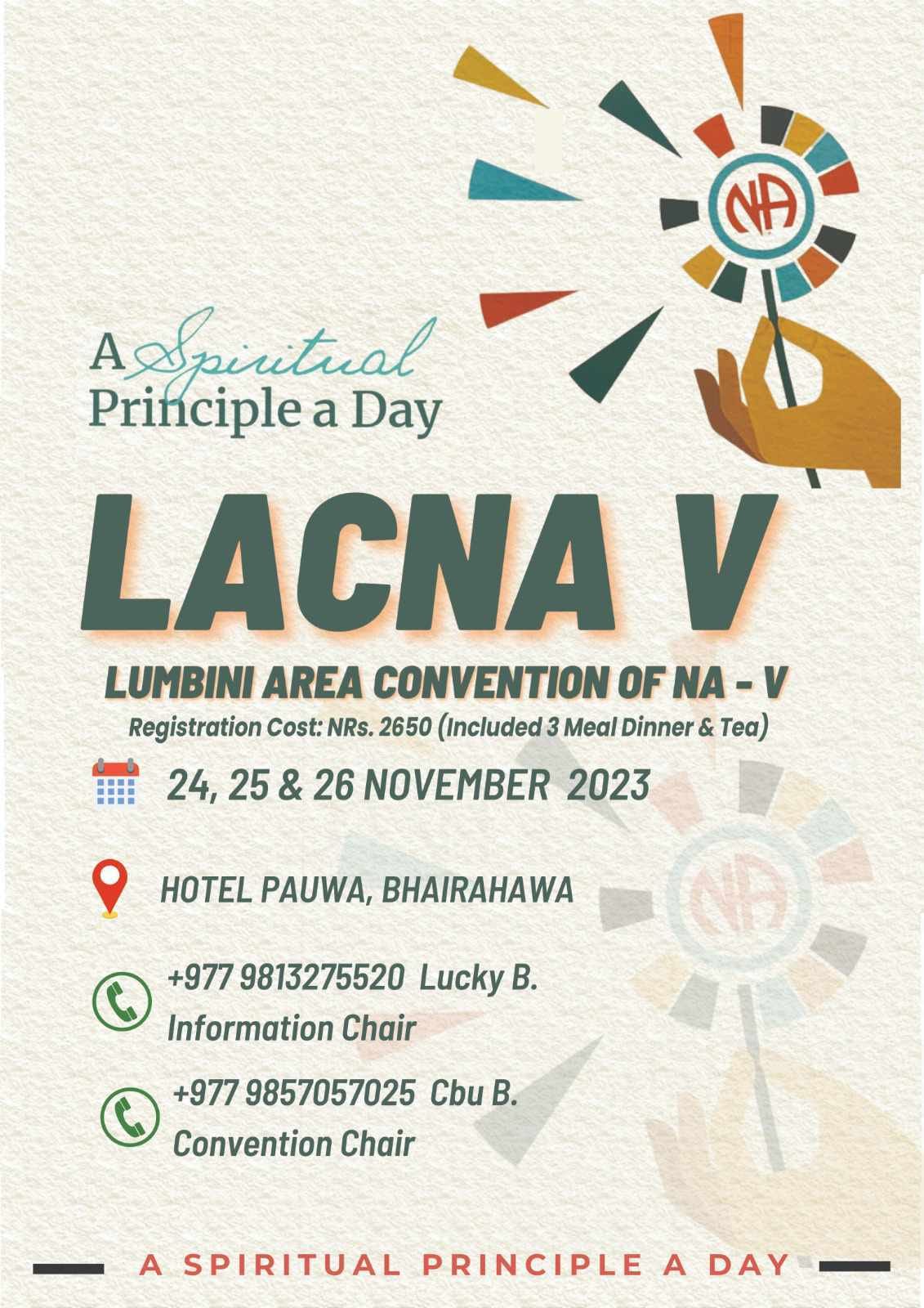 5. Lumbini Area Convention of NA in Nepal