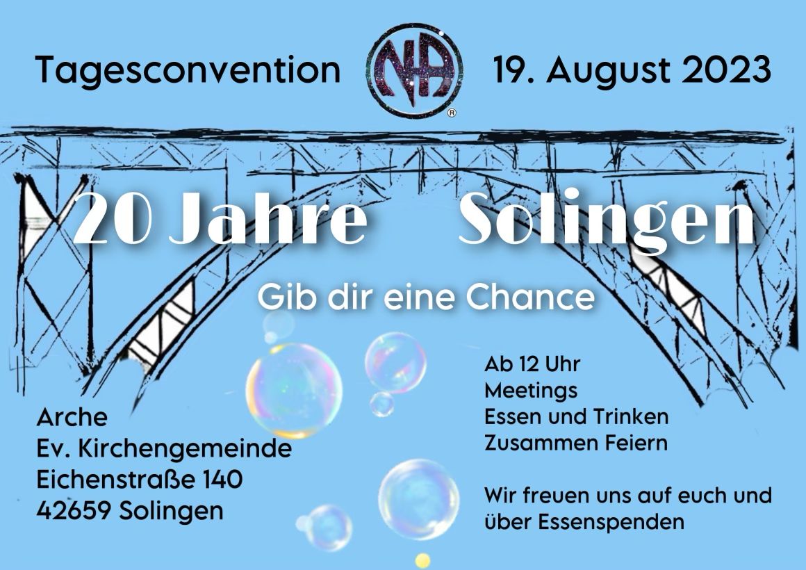 20 Jahre Solingen - Gib dir eine Chance - Tagesconvention